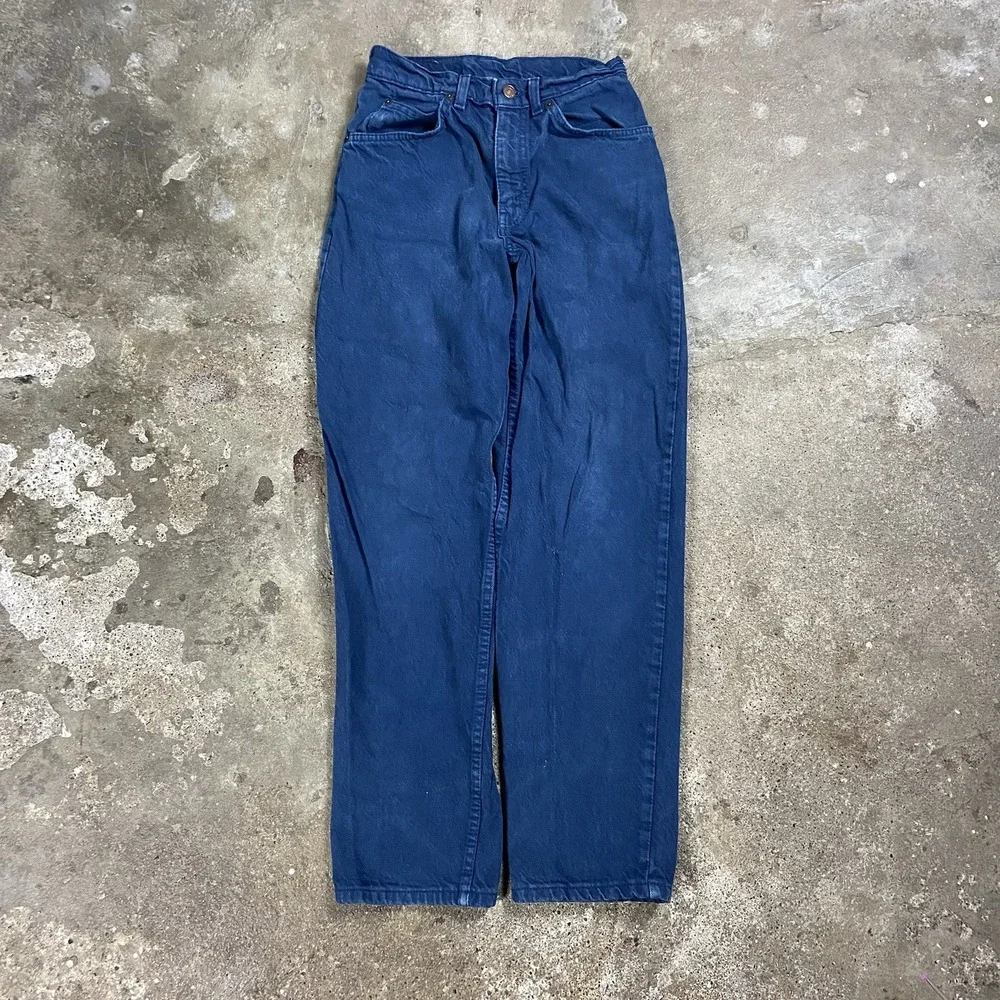 Vintage 90s Levi's 560 Jeans Youth Size 27x30 Blue Denim Orange Tab Comfort Fit
